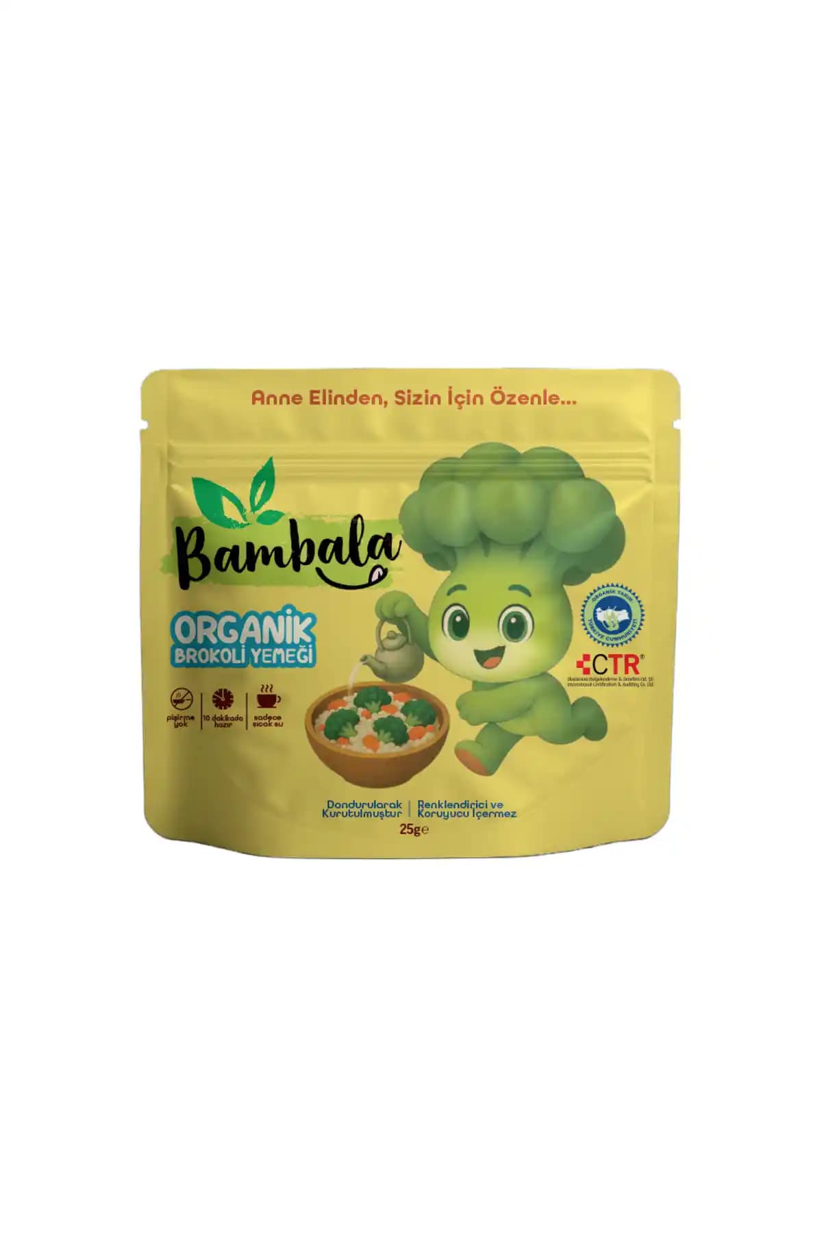 Bambala 10 Dakika Organik Brokoli Yemeği: Sağlıklı ve Pratik Beslenme Seçeneği