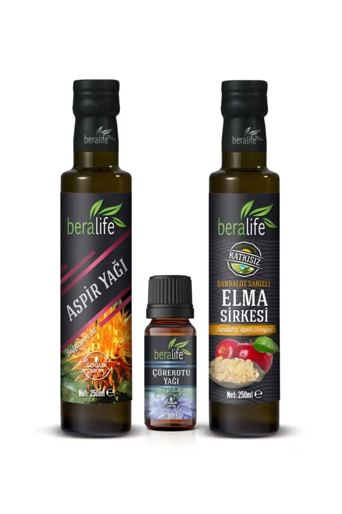 BeraliFE Doğal Sağlık Ürünleri Seti: Bitki ve Meyve Özleriyle Günlük Destek