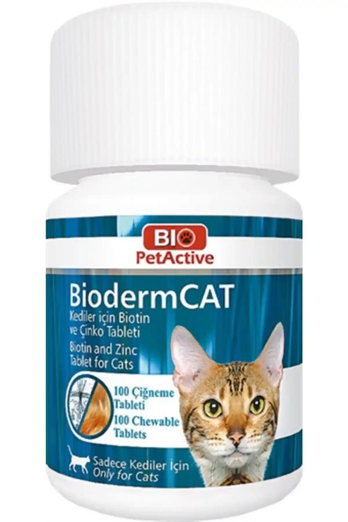 Bioderm Cat Biotin ve Çinko Tabletleri ile Kedinizin Tüy ve Deri Sağlığını Güçlendirin