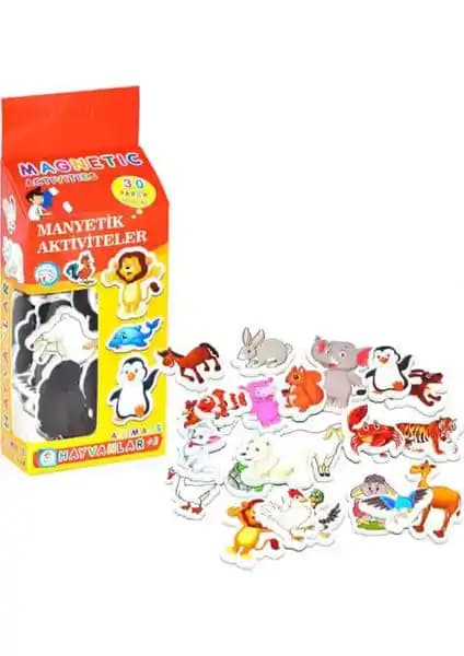 Çocuklar İçin Eğitici ve Eğlenceli Laço Magnet Buzdolabı Hayvanlar Seti Özellikleri