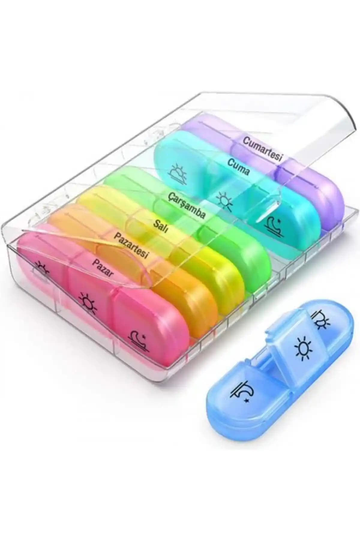 Coofbe Haftalık İlaç Saklama Kutusu: Güvenli ve Dayanıklı Organize Edici Çözüm