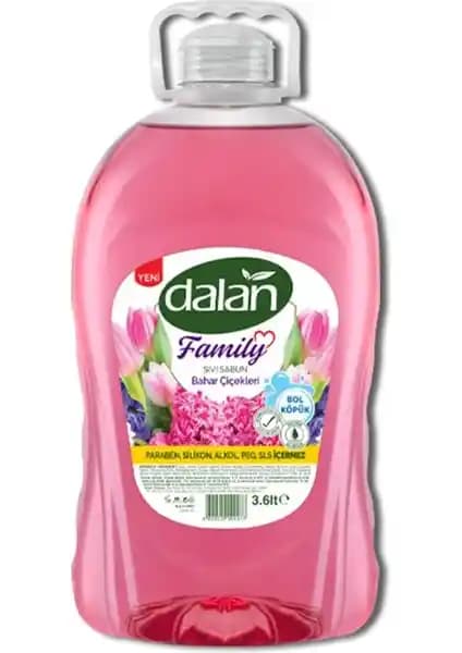 Dalan Sıvı Sabun Bahar Çiçekleri 3,6 Lt: Hoş Kokusu ve Temizlik Performansıyla Öne Çıkıyor