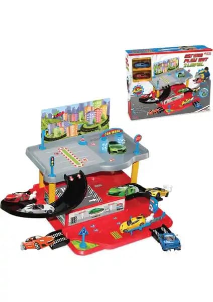 Dede Garaj Oyun Seti 2 Katlı Çocuklar İçin Yaratıcı ve Eğlenceli Oyun Deneyimi