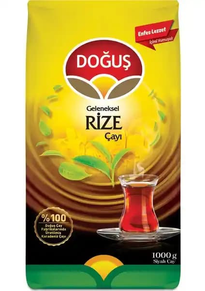 Doğuş Geleneksel Dökme Rize Siyaz Çay: Türk Damak Zevkine Uygun Yüksek Kaliteli Siyah Çay
