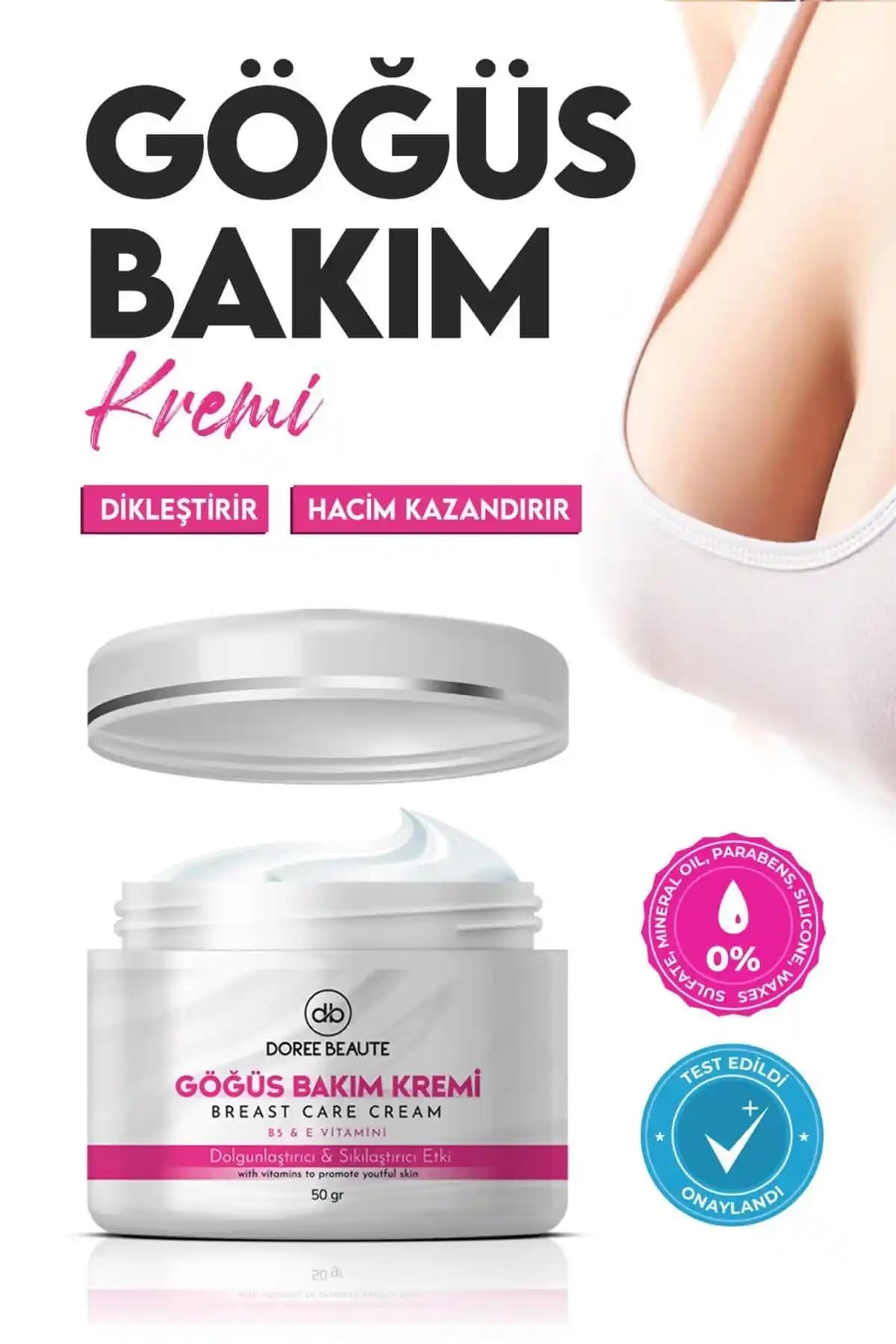 Doreé Beaute Göğüs Bakım Kremi: Sıkılaştırıcı ve Dolgunlaştırıcı Etkili Formül