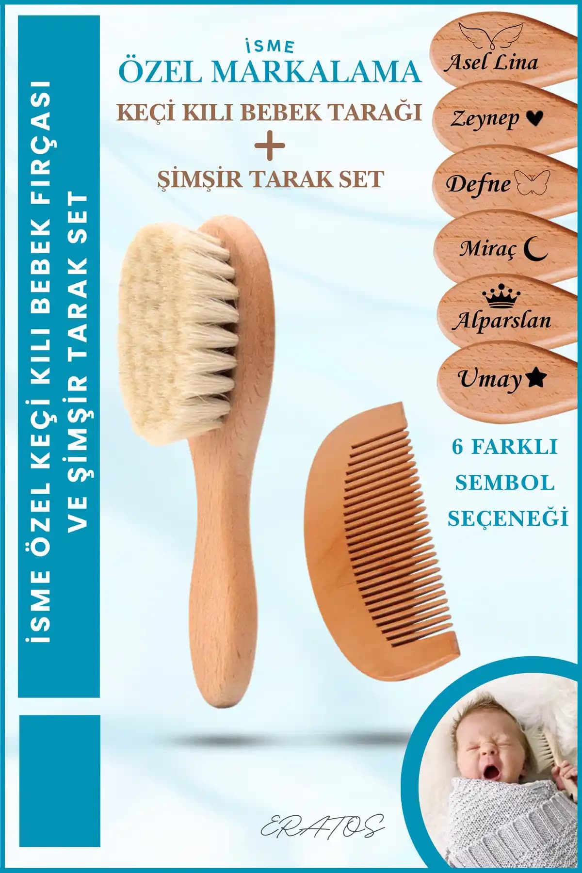 ERATOS Bebek Bakım Seti: Doğal Malzemelerle Güvenli ve Kişiselleştirilebilir