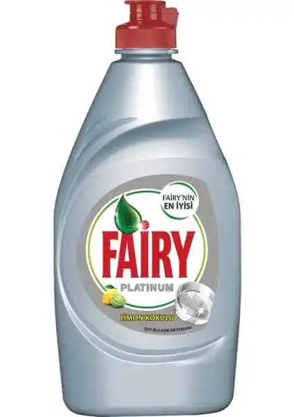 Fairy Platinum 430 ml Limon Sıvı Bulaşık Deterjanı - Güçlü Temizlik ve Hoş Koku