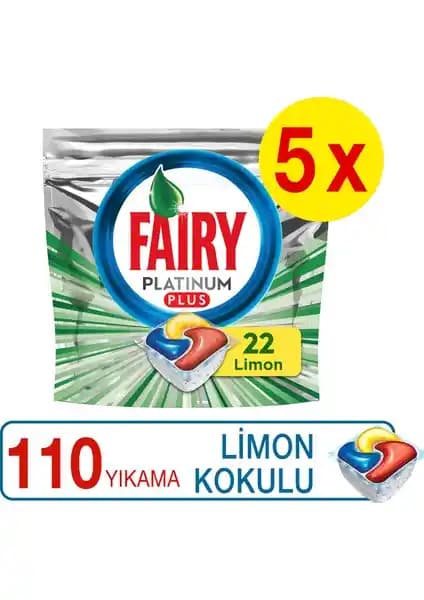 Fairy Platinum Plus 110 Yıkama Kapasiteli Bulaşık Makinesi Tableti Temizlik Performansı