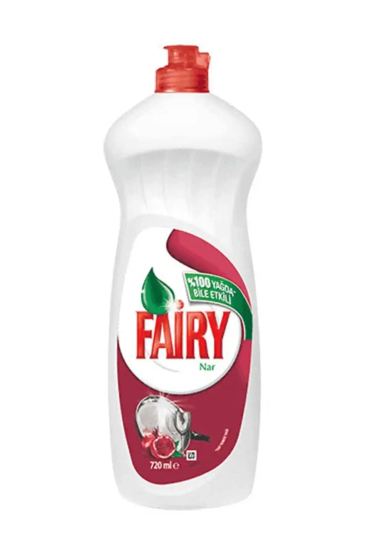 Fairy Sıvı 650 ml Nar Aromalı Bulaşık Deterjanı Güçlü Temizlik ve Hoş Koku