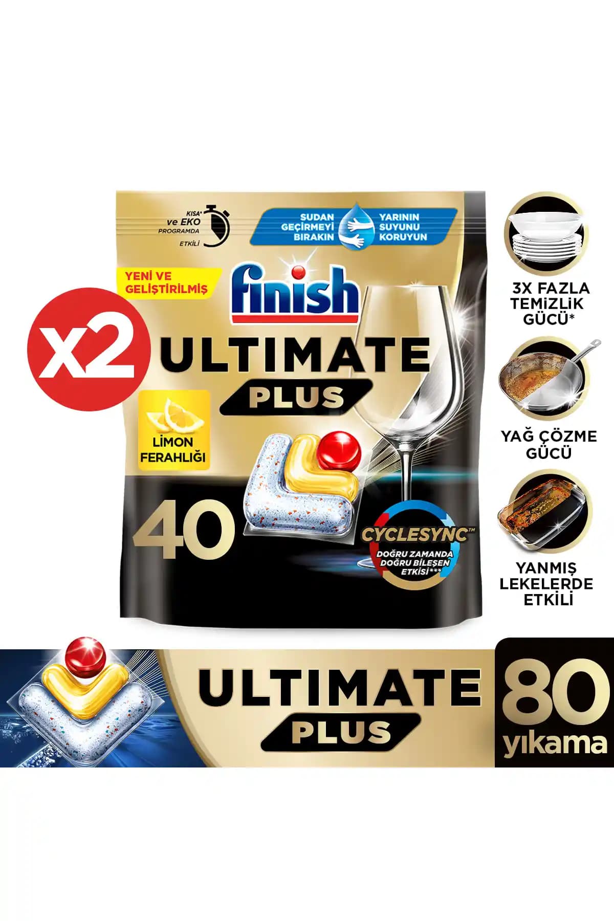 Finish Ultimate Plus Hepsi Bir Arada Bulaşık Makinesi Deterjanı Ürün Özellikleri ve Kullanım Avantajları