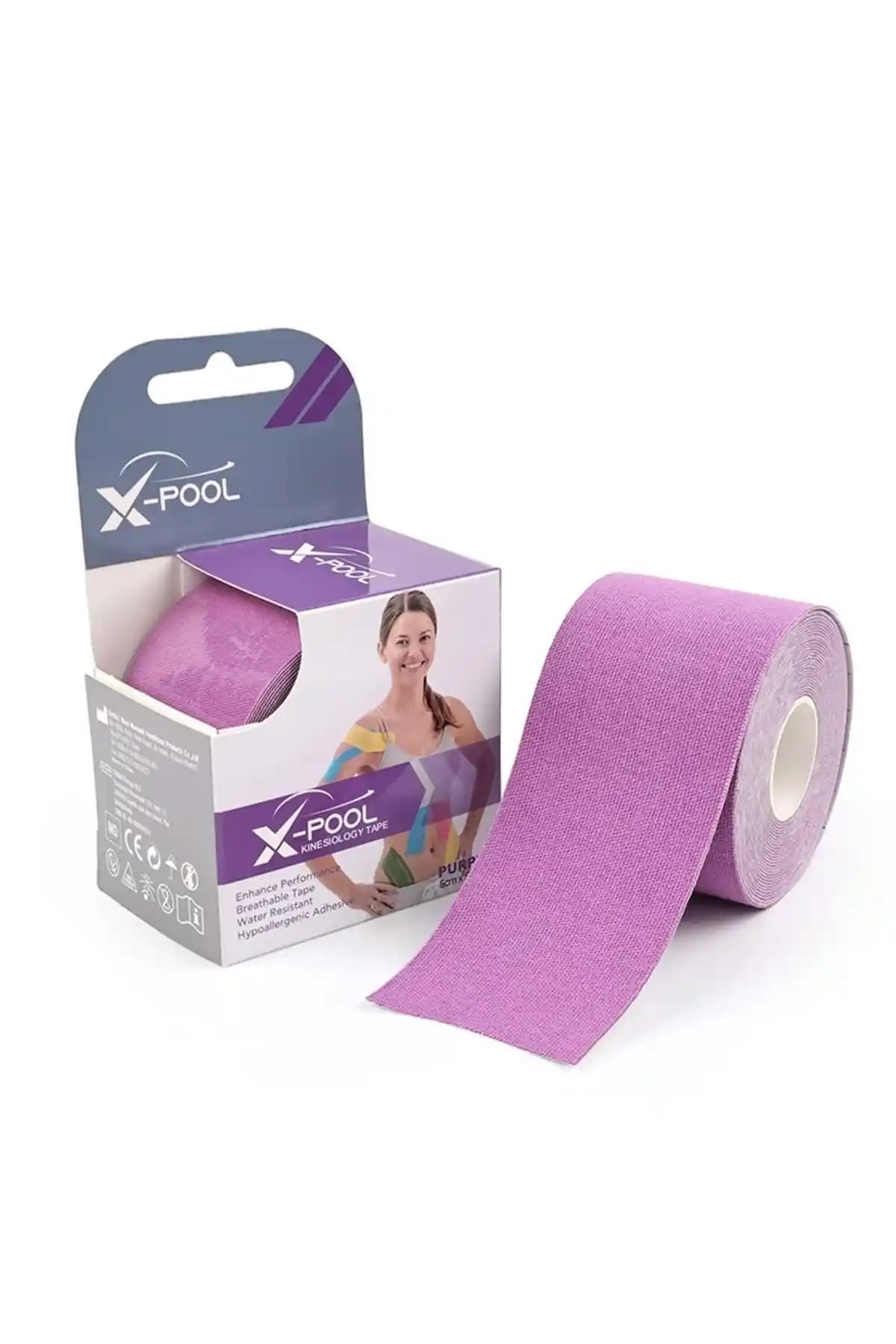 Genel Markalar Mor Renk Kinesio Tape Kas Ağrısı ve Destekleyici Özellikleri