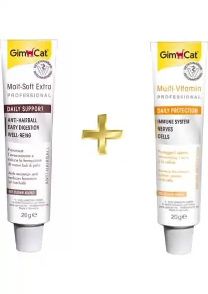 Gimcat Anti-Hairball Malt Pasta ve Multivitamin Kedi Takviyesi Ürünleri İncelemesi