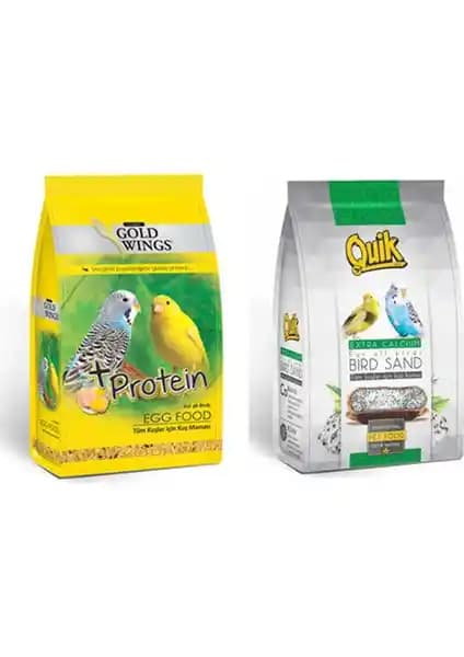 Gold Wings Muhabbet Kuşu Mama ve Kum Ürünleri ile Sağlıklı ve Dengeli Bakım