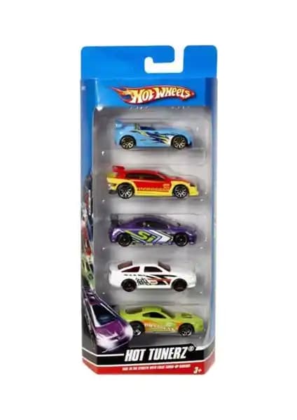 Hot Wheels 1806 Sinerjim 5'li Araba Seti Çocuklar ve Koleksiyoncular İçin Dayanıklı ve Detaylı Oyun Deneyimi