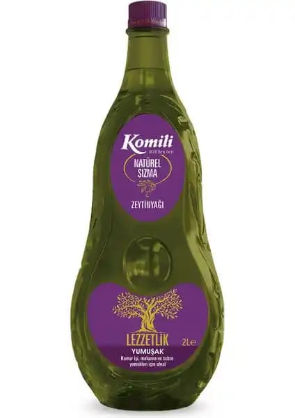 Komili Lezzetlik Natürel Sızma Zeytinyağı 2L - Doğal ve Sağlıklı Mutfak Seçeneği