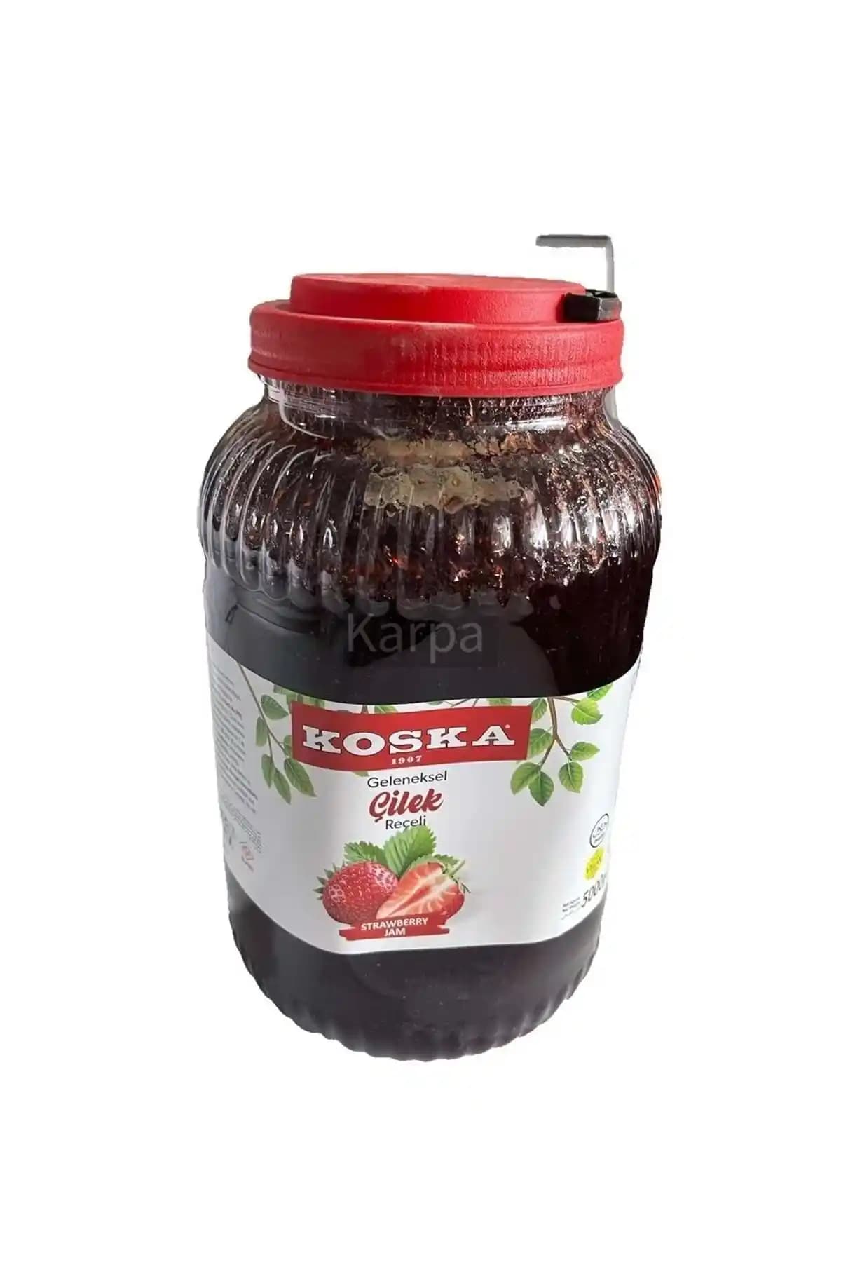 Koska 5 Kg Çilek Reçeli: Doğal Tat ve Kalitenin Buluşması