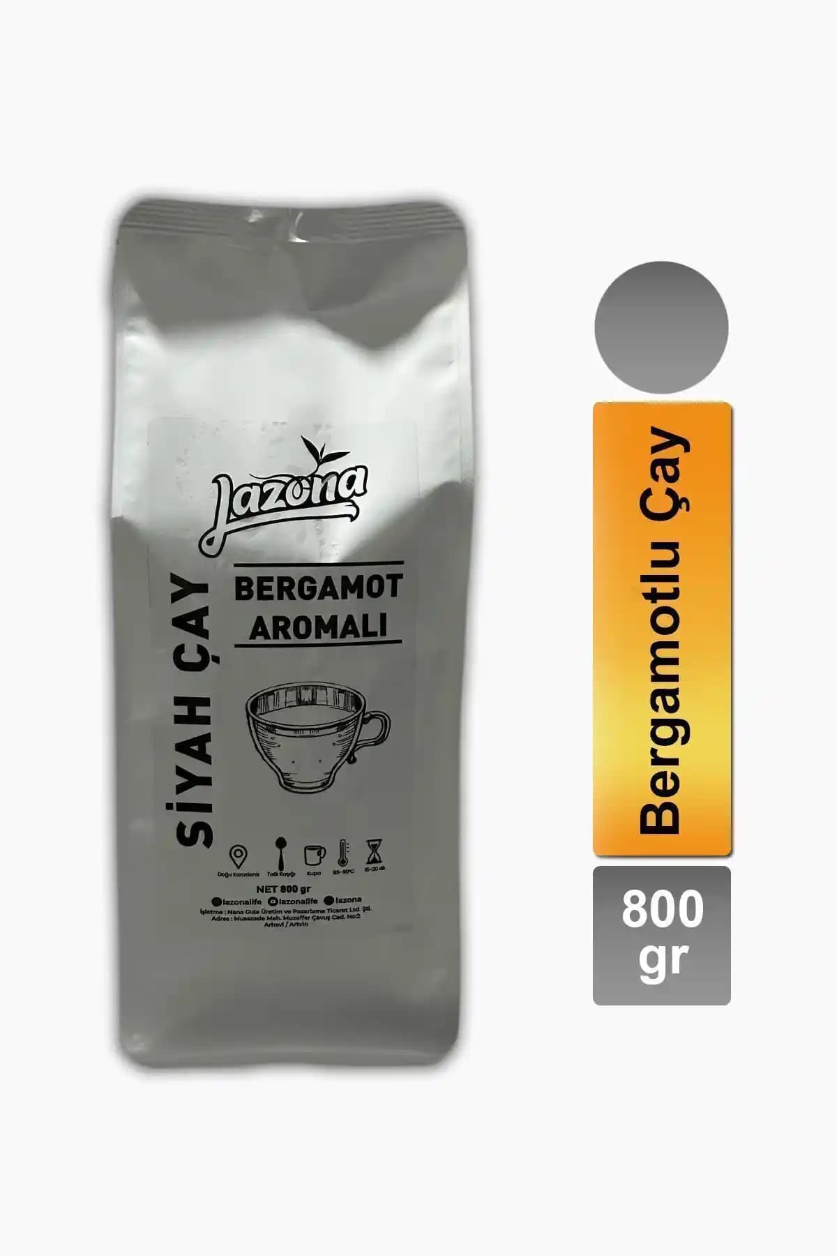 Lazona Bergamot Aromalı Siyah Çay: Yüksek Kalite ve Benzersiz Tat Deneyimi