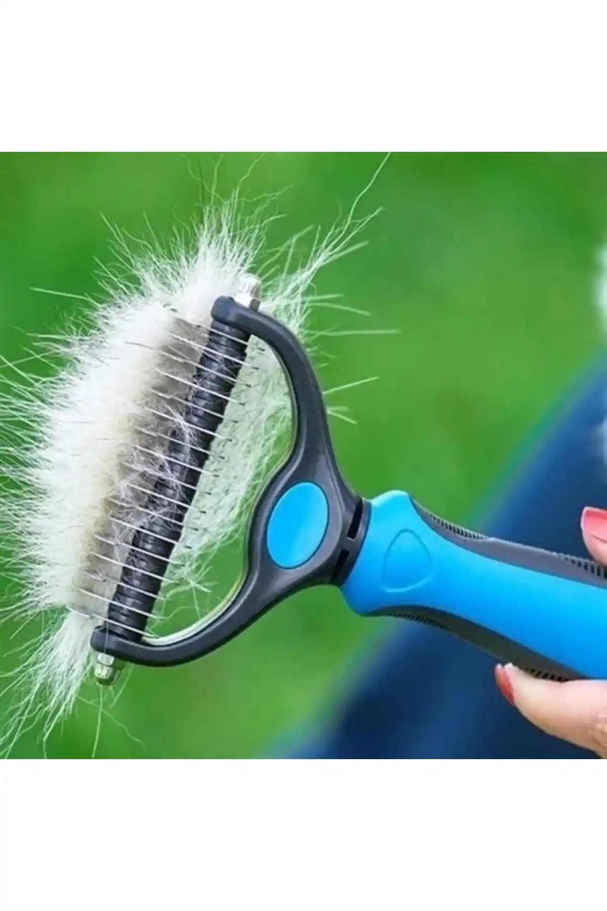 Mbois Plastik Saplı Metal Kedi Köpek Tüy Topak Açıcı Tarak - Pratik ve Güvenli Evcil Hayvan Bakımı