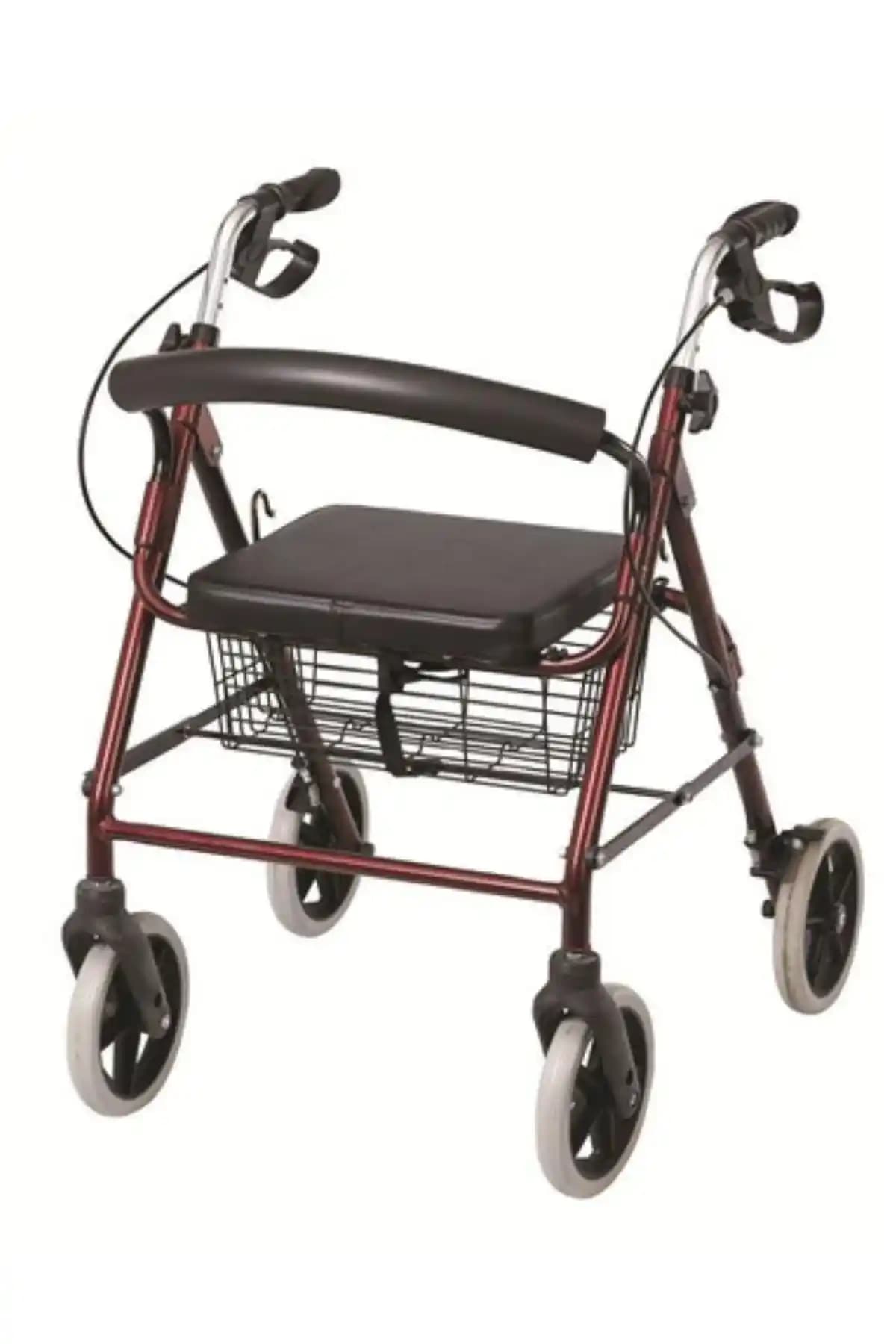 Medkimsan Rolatör 4 Tekerli Yürüteç: Hafif, Ayarlanabilir ve Güvenli Destek Aracı