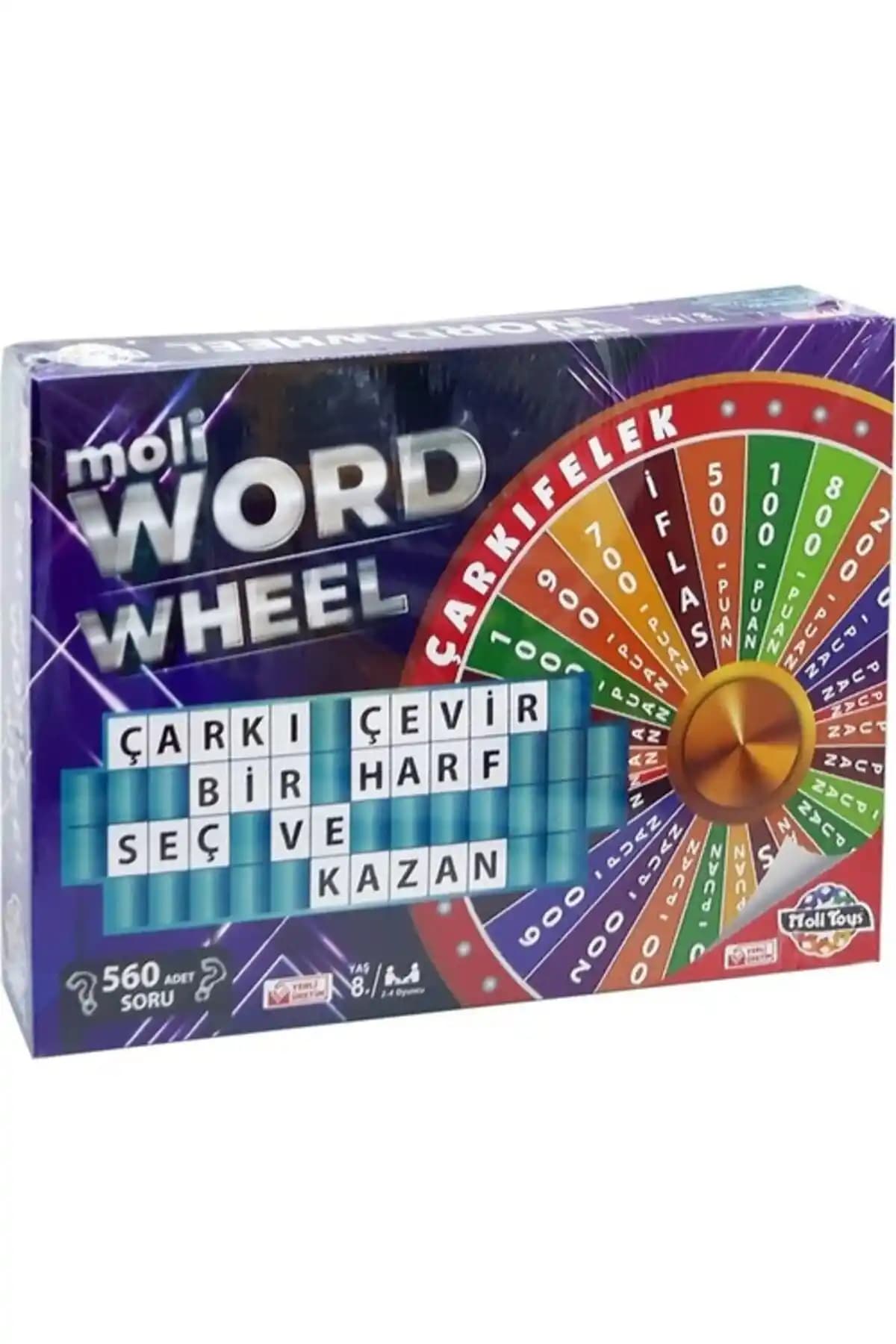 Moli Word Game Wheel: Stratejik ve Eğlenceli Türkçe Masa Oyunu Çocuklar ve Gençler İçin