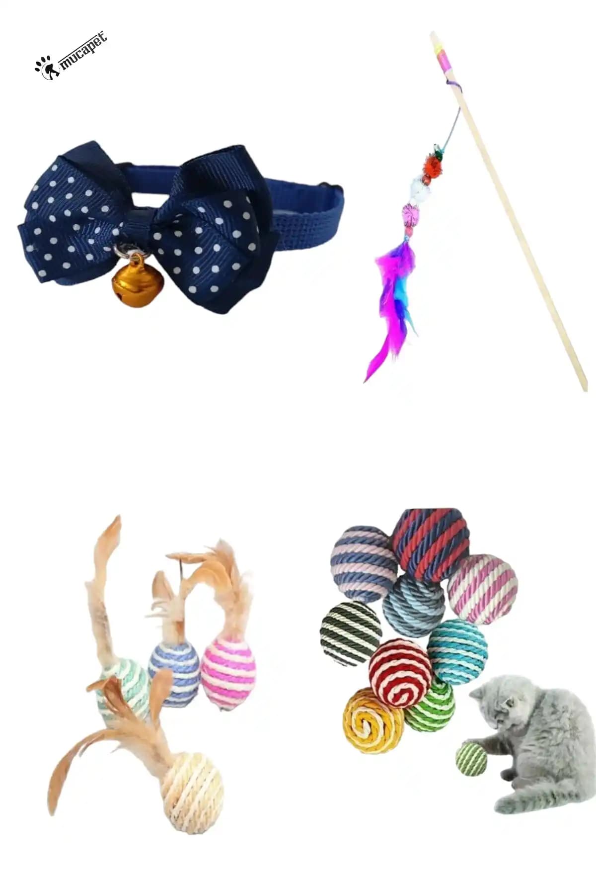 MUCAPET Kedi Oyuncak Seti: Dayanıklı ve Eğlenceli Oyun Seçenekleri