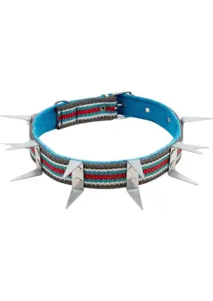 Mutlu Tavukçuluk Kangal Tasma Dokuma ve Çivili Güvenlik Köpek Tasması