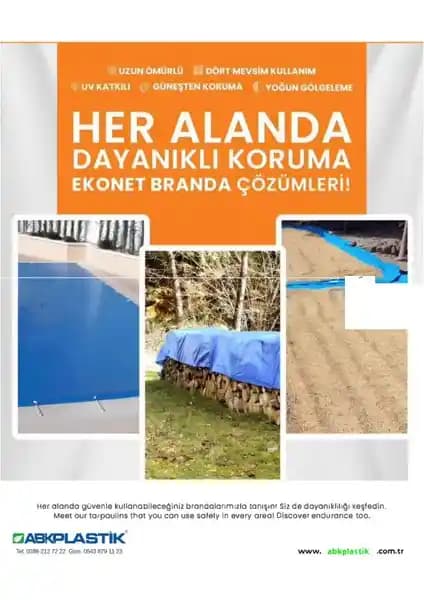Naksan Naylon Branda 3x5 Metre Dayanıklı ve Çok Yönlü Koruyucu Örtü