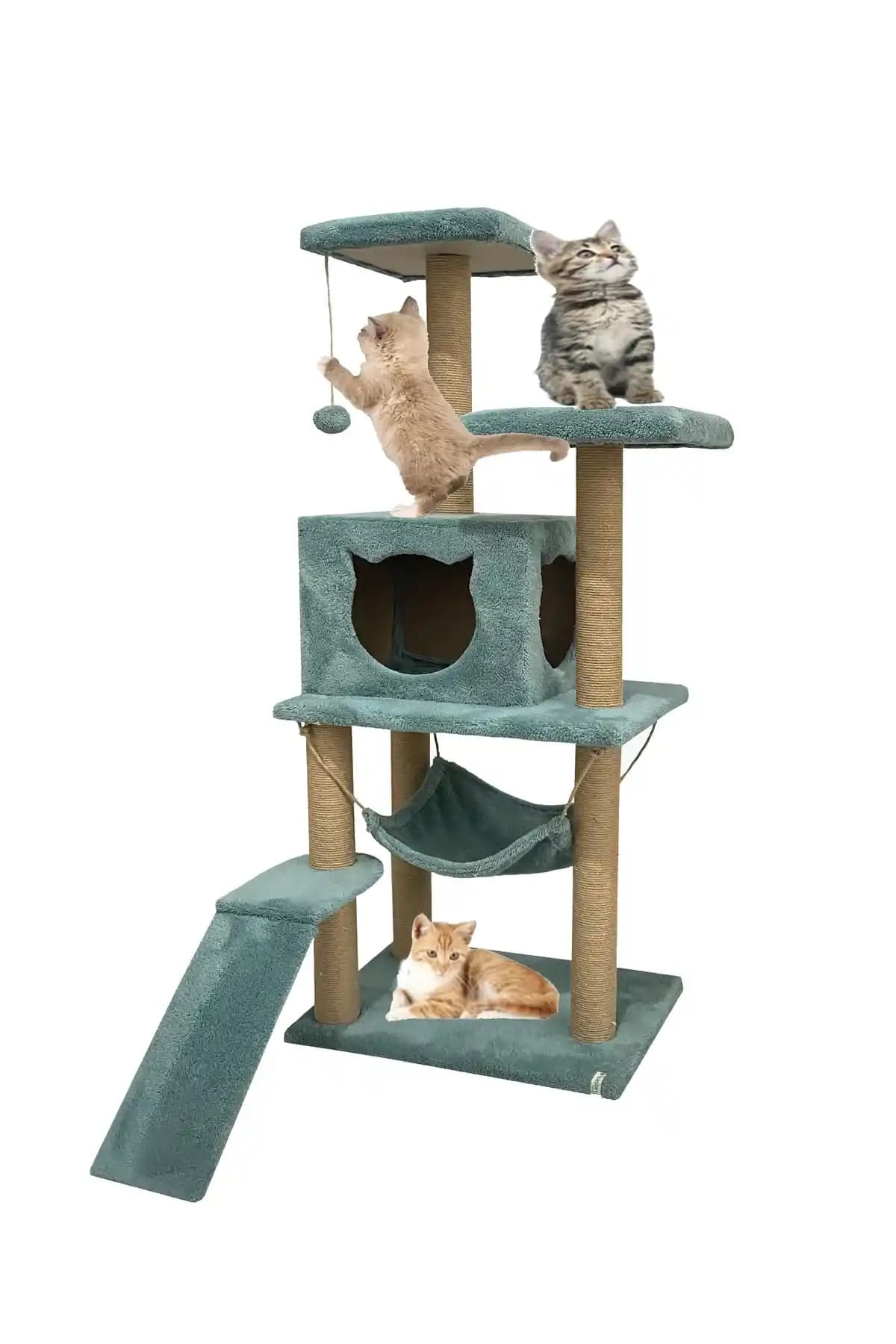 Nursoft S9 Kedi Tırmalama ve Oyun Evi: Dayanıklı, Estetik ve Kolay Montajlı Ürün