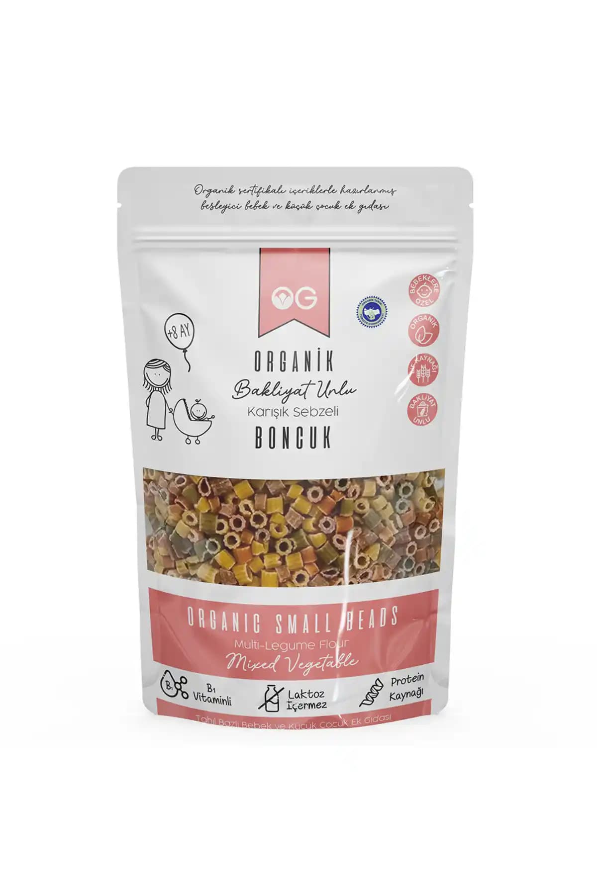 Organik Sebzeli Bakliyat Unlu Boncuk Makarna: Sağlıklı ve Pratik Alternatif