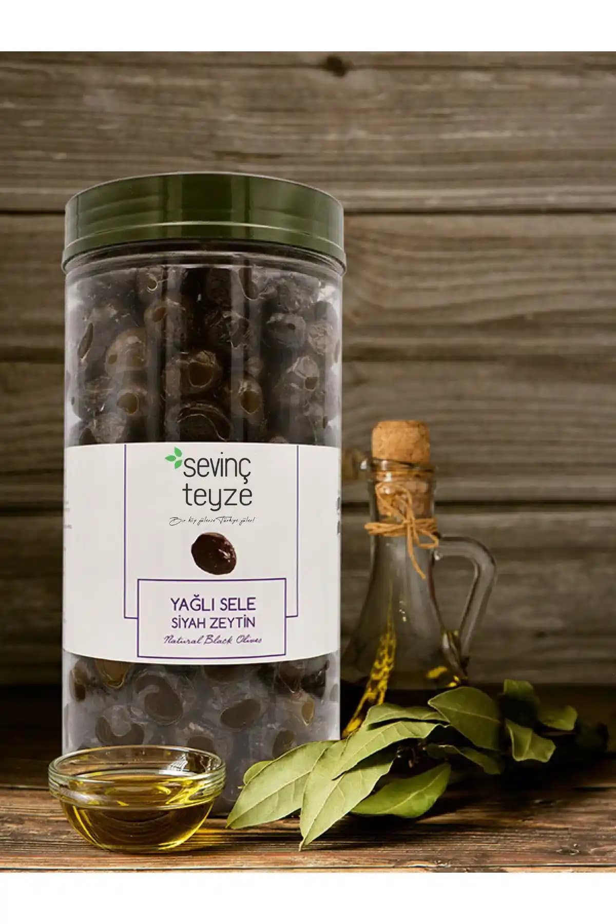 Organik Teyze Sevinç Teyze Siyah Zeytin Doğal ve Kaliteli Fermente Zeytin Seçeneği