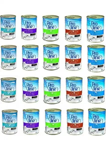 Proline Pro Line Karışık Kedi Konservesi Çeşitleri ve Özellikleri 415g Paket