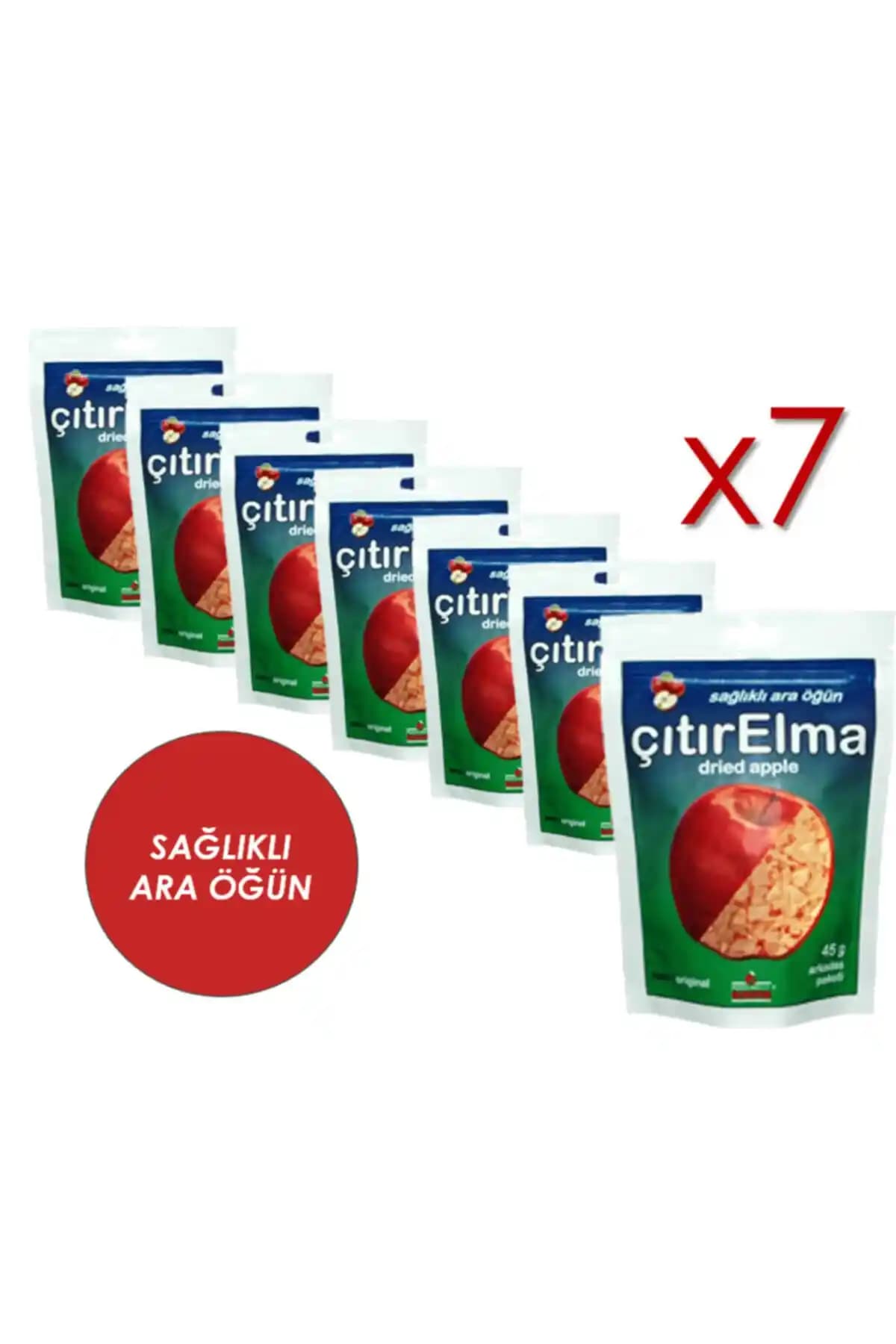 PUCCINELLI Elmataş Çıtır Elma: Doğal, Katkısız ve Sağlıklı Kuru Meyve Atıştırmalığı