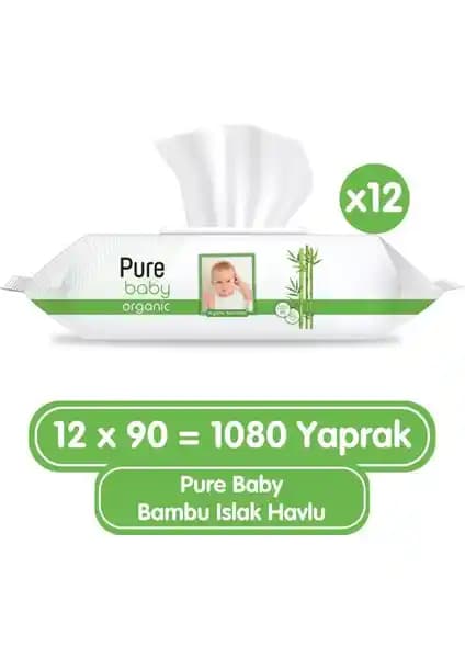 Pure Baby Organik Bambu Özlü Islak Havlu ve Uni Baby Aktif Sensitive Islak Mendil Karşılaştırması