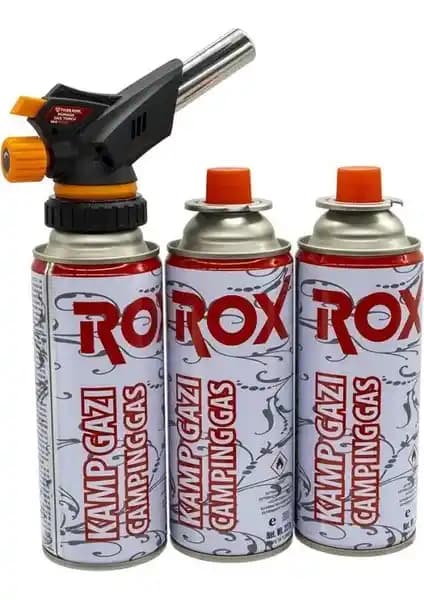 ROX WS-509C Bütan Gaz Torch Kamp Pürmüz Seti: Çok Yönlü ve Yüksek Performanslı Kullanım