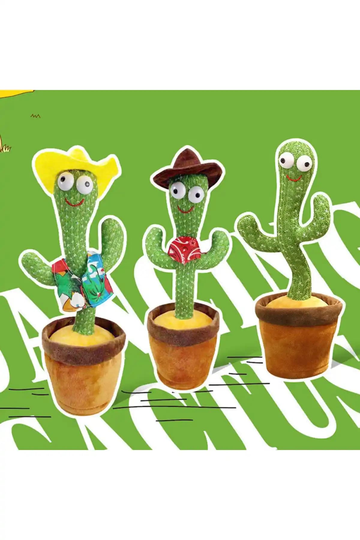 SHATOR Dans Eden Konuşan Peluş Kaktüs: Eğlence ve Dekorasyonun Birleşimi