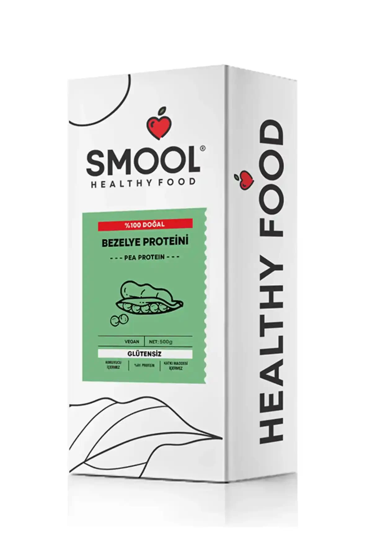 SMOOL Bezelye Proteini 500 GR Doğal ve Çok Yönlü Bitkisel Protein Kaynağı