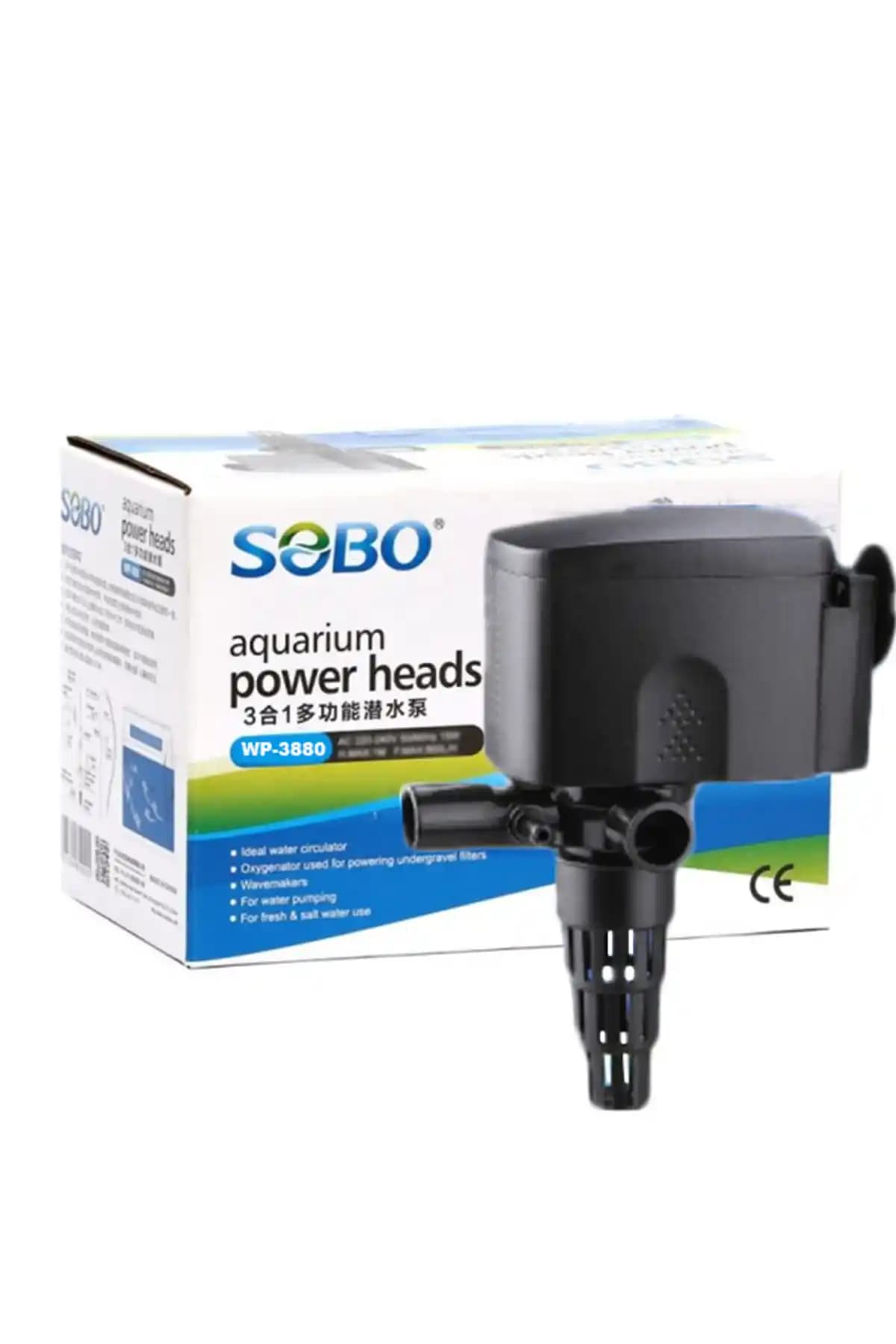 Sobo Akvaryum Pompası 35W 2500 L/h Güçlü ve Güvenilir Su Dolaşım Çözümü