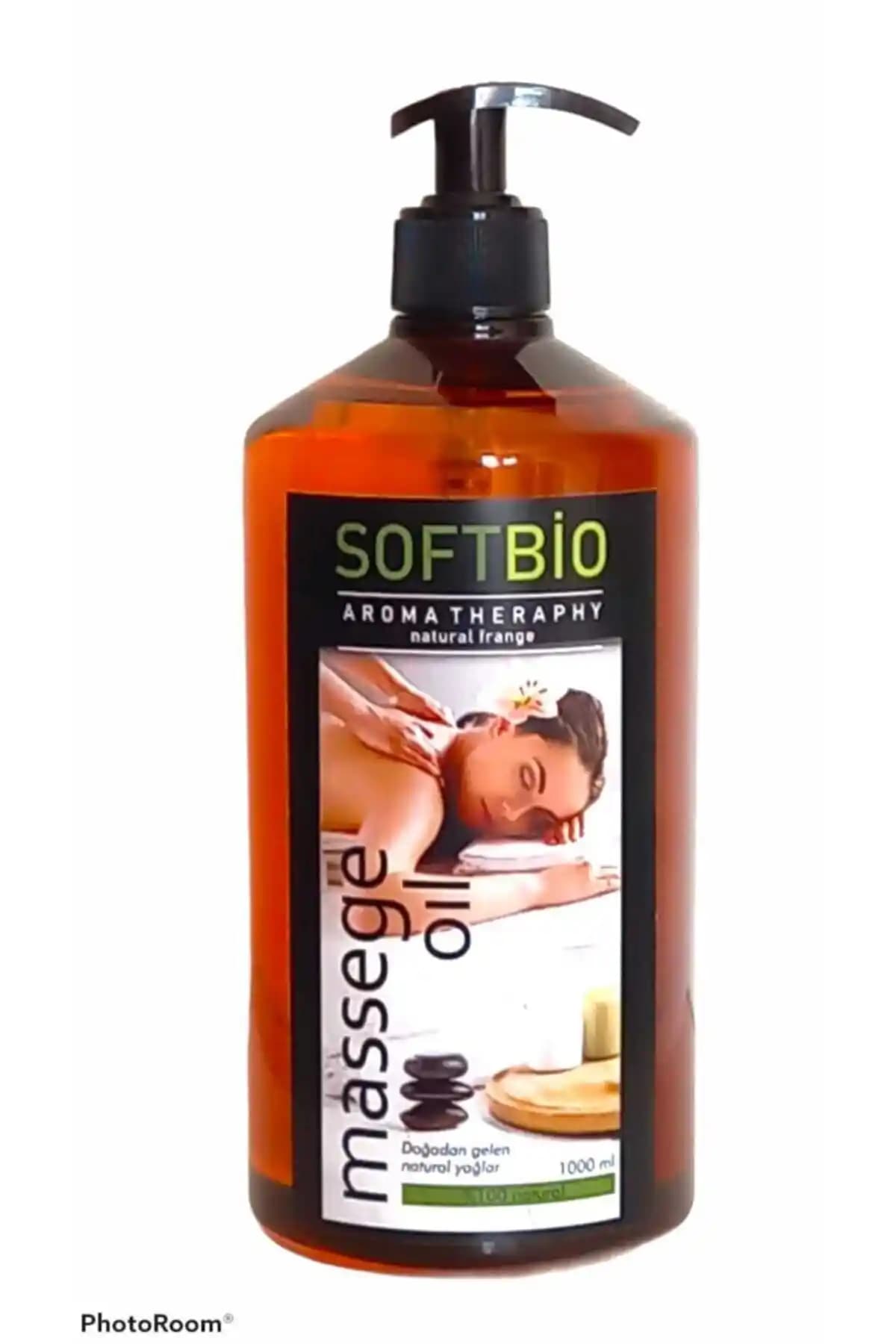 Softbio Kokusuz Masaj Yağı 1 Lt Profesyonel ve Doğal Masaj Uygulamaları İçin