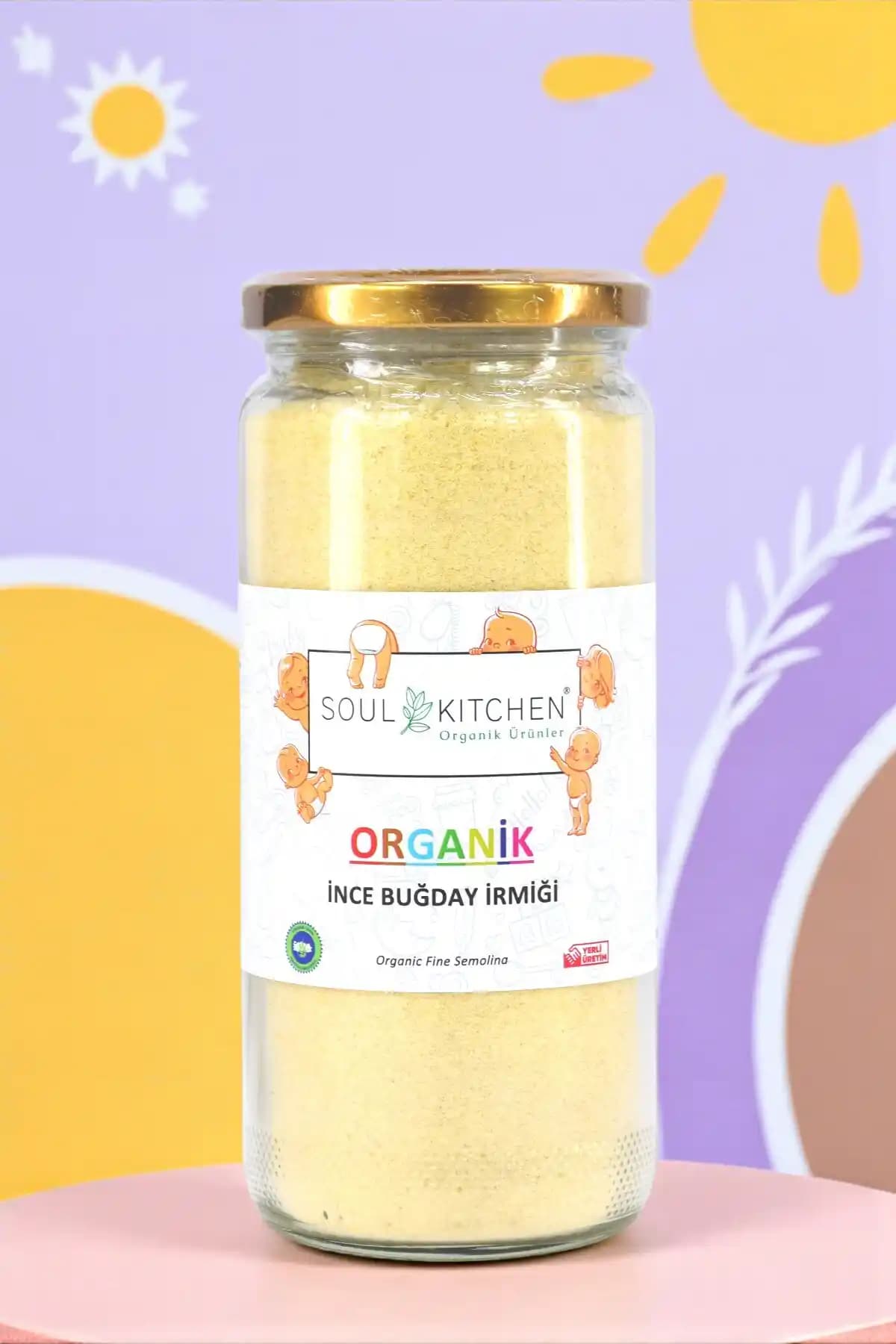 Soul Kitchen Organik İnce Buğday Irmiği Bebek ve Çocuklar İçin Sağlıklı ve Güvenilir Beslenme Seçeneği