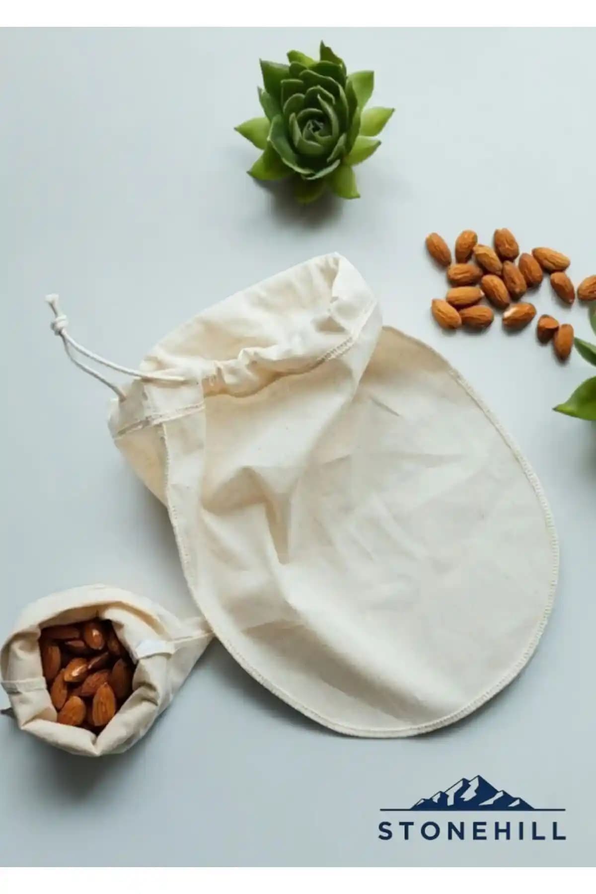 Stonehill Organik Bitkisel Süt Torbası: Çok Yönlü Kullanım ve Sağlıklı Süzme Çözümü