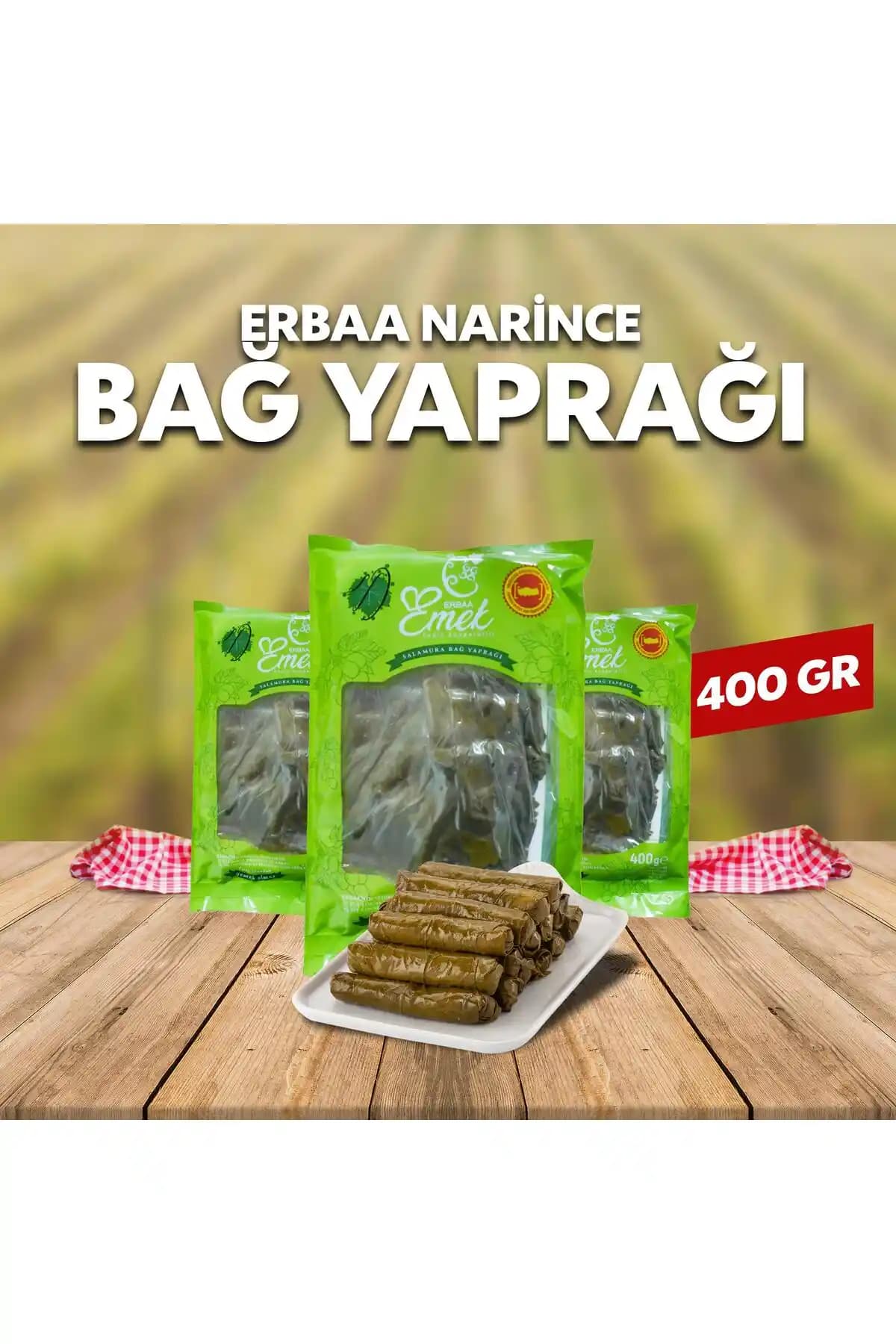 Tokat Erbaa Salamura Yaprak 400 Gr Doğal ve Katkısız Geleneksel Ürün