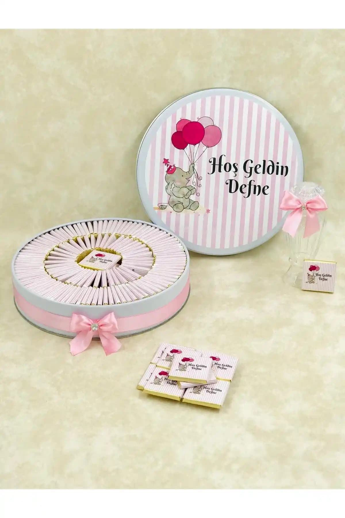 TuNa Chocolate İsim Özel 150 Adet Kız/Erkek Bebek Çikolatası Detaylı İnceleme