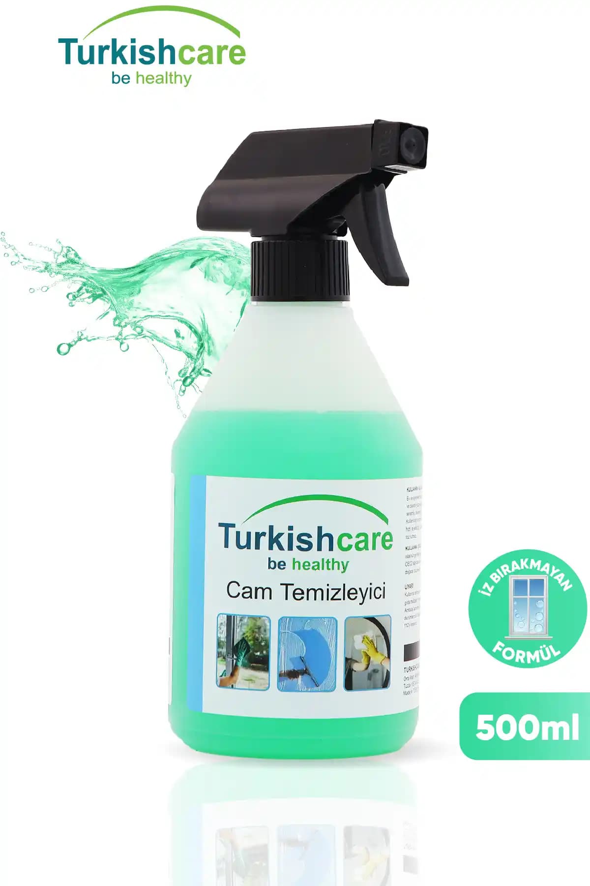Turkishcare Cam Temizleyici: Güçlü ve Güvenilir Yüzey Temizliği İçin Etkili Çözüm