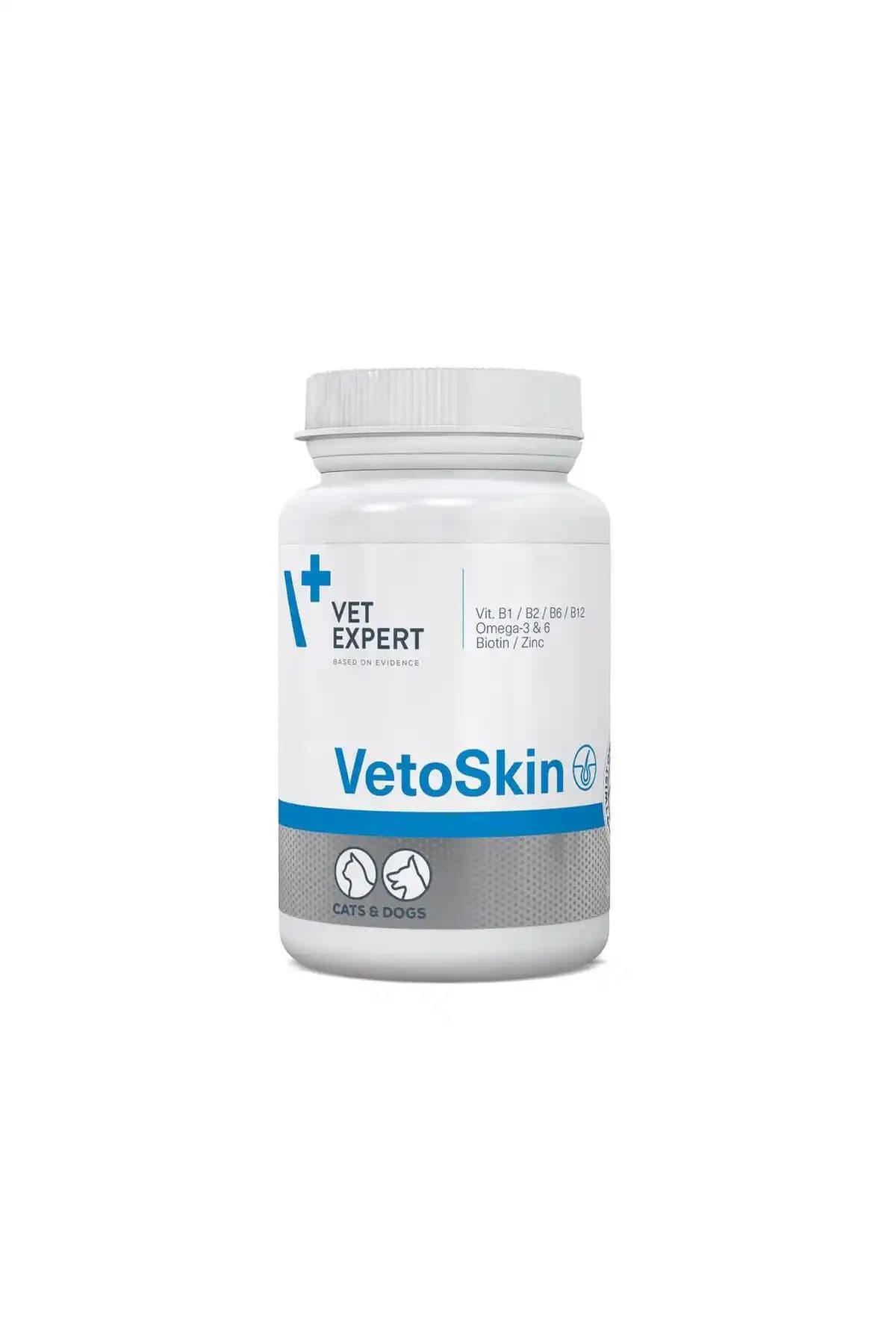 VetExpert VetoSkin: Evcil Hayvanların Cilt ve Tüy Sağlığını Güçlendiren Ürün