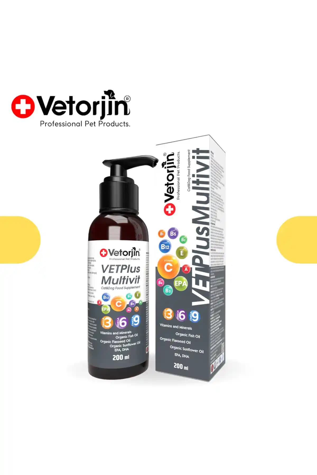 Vetorjin Kedi Köpek Multivitamin: Deri, Tüy, Eklem ve Bağışıklık Destekleyici Takviye