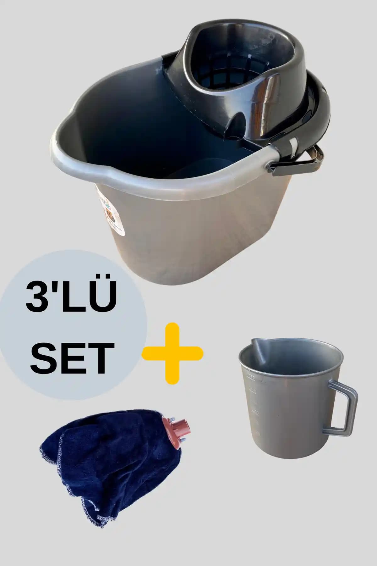 Vileda Marka Dayanıklı Temizlik Kovası 13 Litre Pratik ve Uzun Ömürlü Kullanım