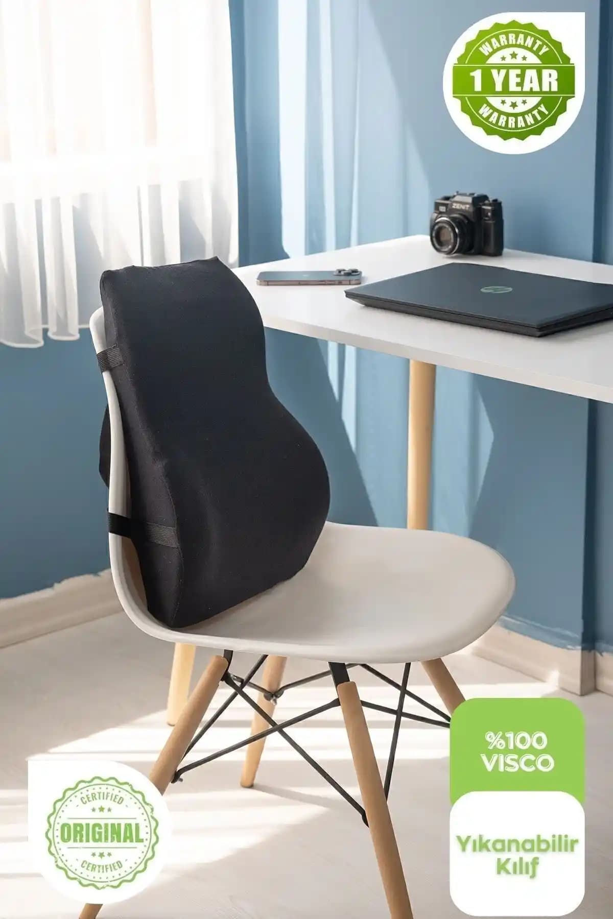 Viscomina Visco Bel Yastığı: Ergonomik ve Ortopedik Bel Sırt Destek Çözümü