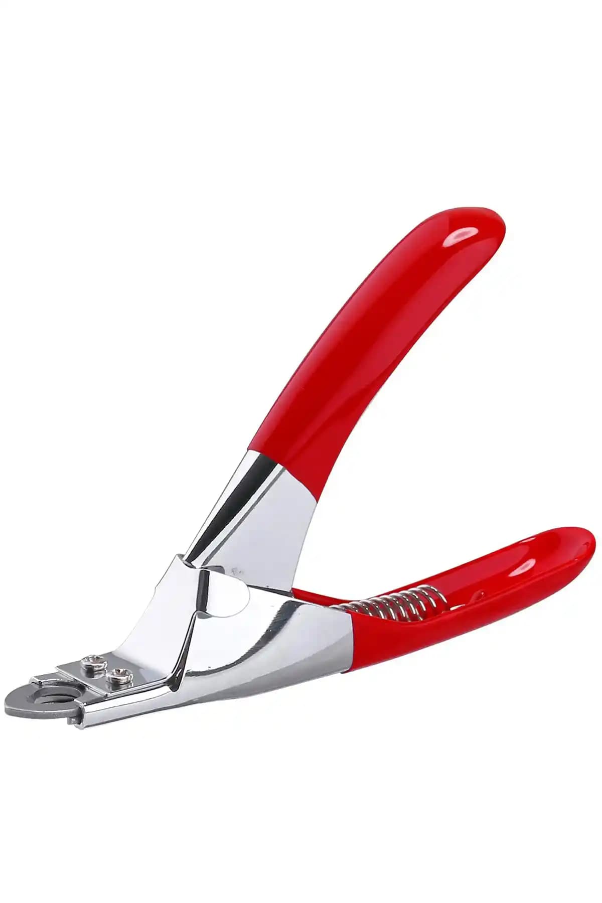 Weather Forecast WF Komple Çelik Kırmızı Tırnak Makası Evcil Hayvan Bakımı İçin Güvenilir