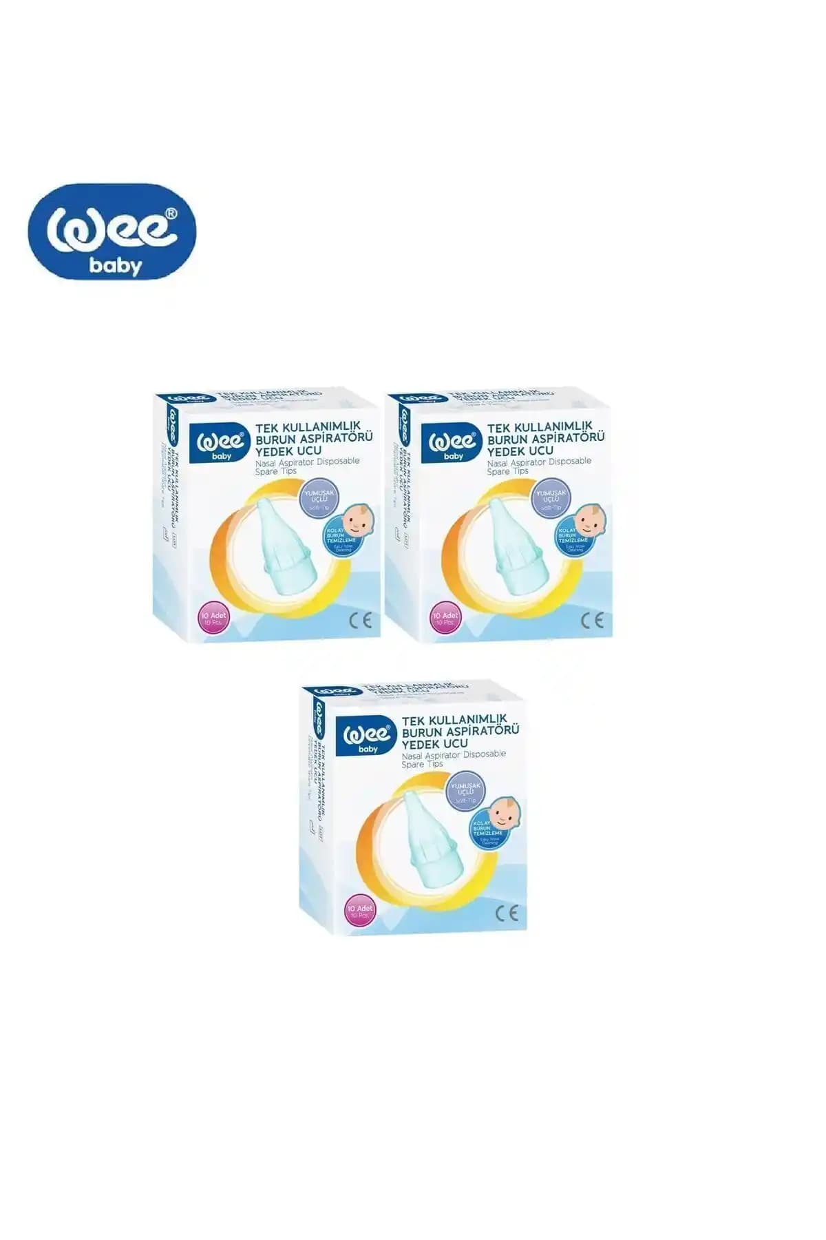Wee Baby 163 Burun Aspiratörü Yedek Uçları Bebeklerin Burun Temizliği İçin Güvenilir Çözüm