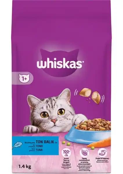 Whiskas Ton Balıklı ve Sebzeli Yetişkin Kedi Maması Sağlıklı ve Dengeli Beslenme İçin Uygun